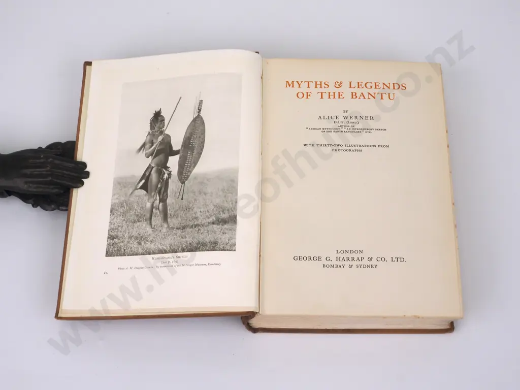 Alice Werner, Myths and Legends of the Bantu, 1933 Image 1++