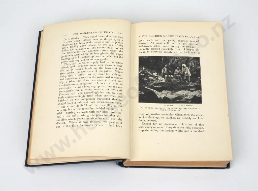 J. H. Patterson, The Man - Eaters of Tsavo and Other East African Adventures, MacMillan & Co, 1910 reprint Image 1++