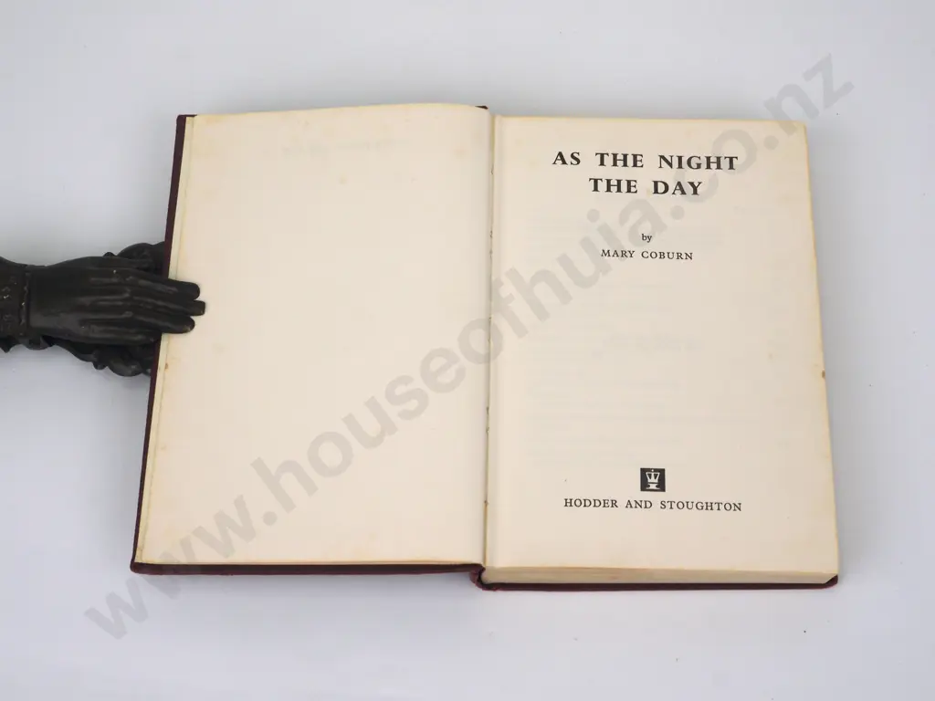 Mary Coburn, As The Night The Day, Hodder and Stoughton, 1965. Image 1++