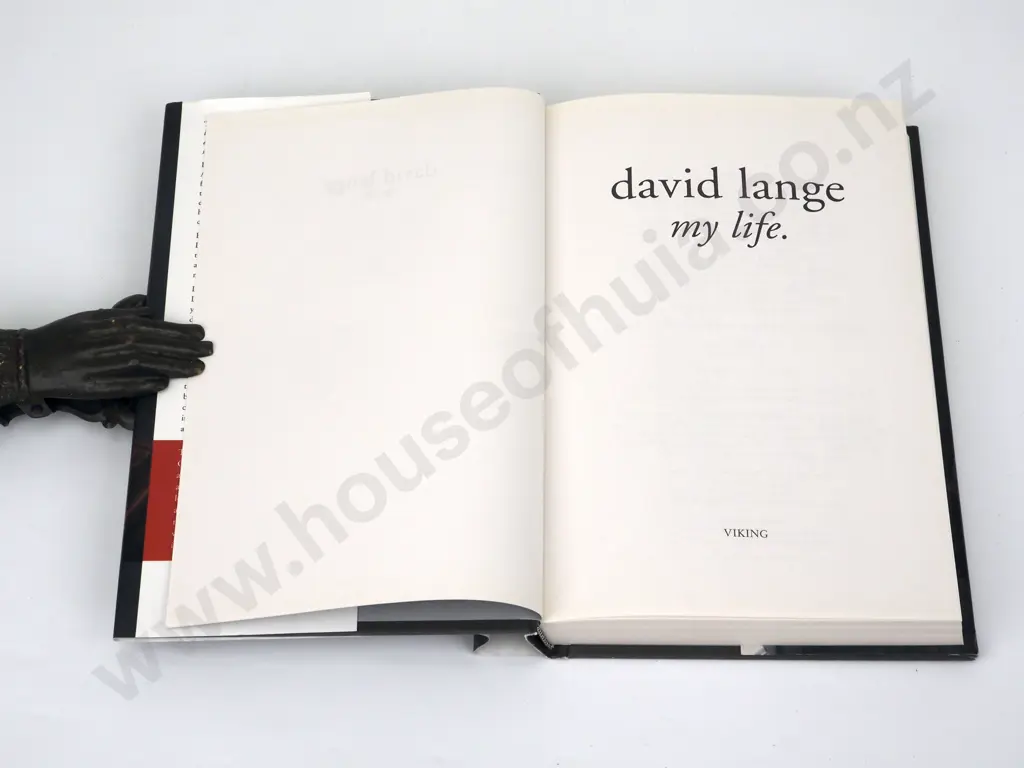 David Lange, My Life, Viking, 2005, First edition. Image 1++