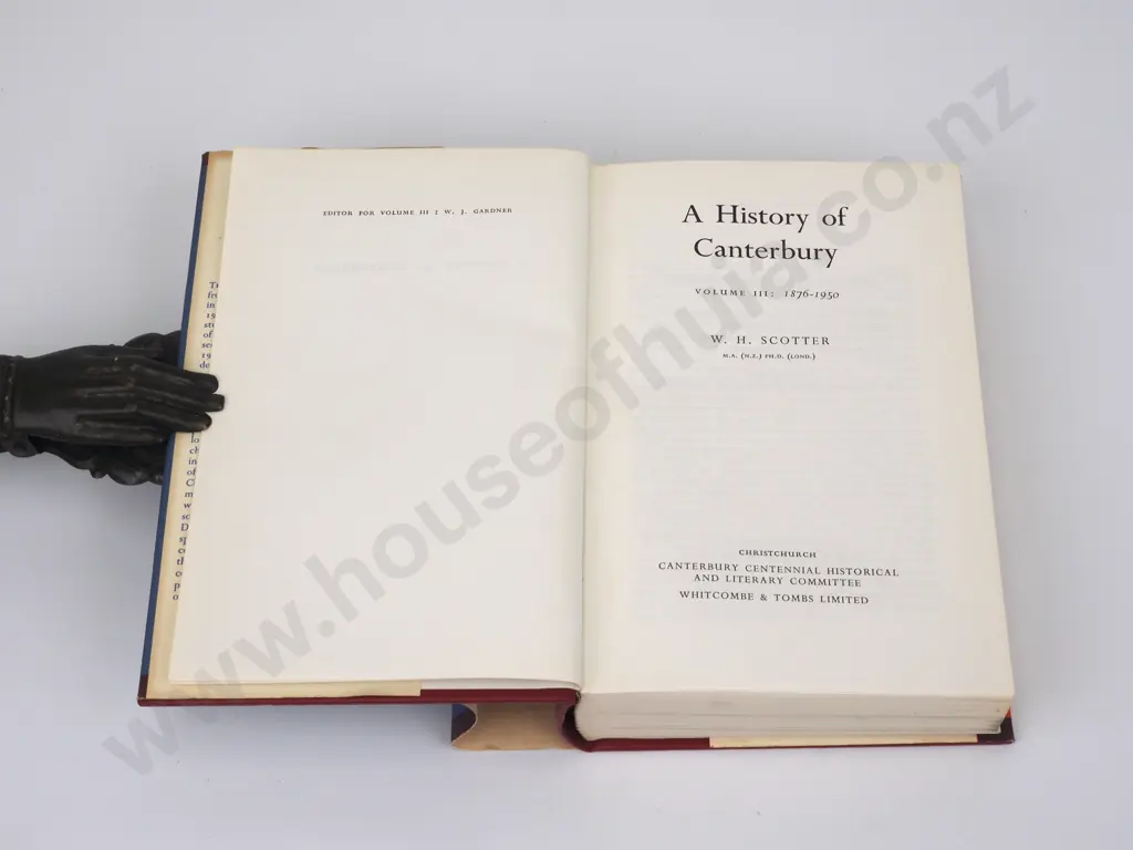 Scotter, W.H.; A History of Canterbury Volume III Image 1++