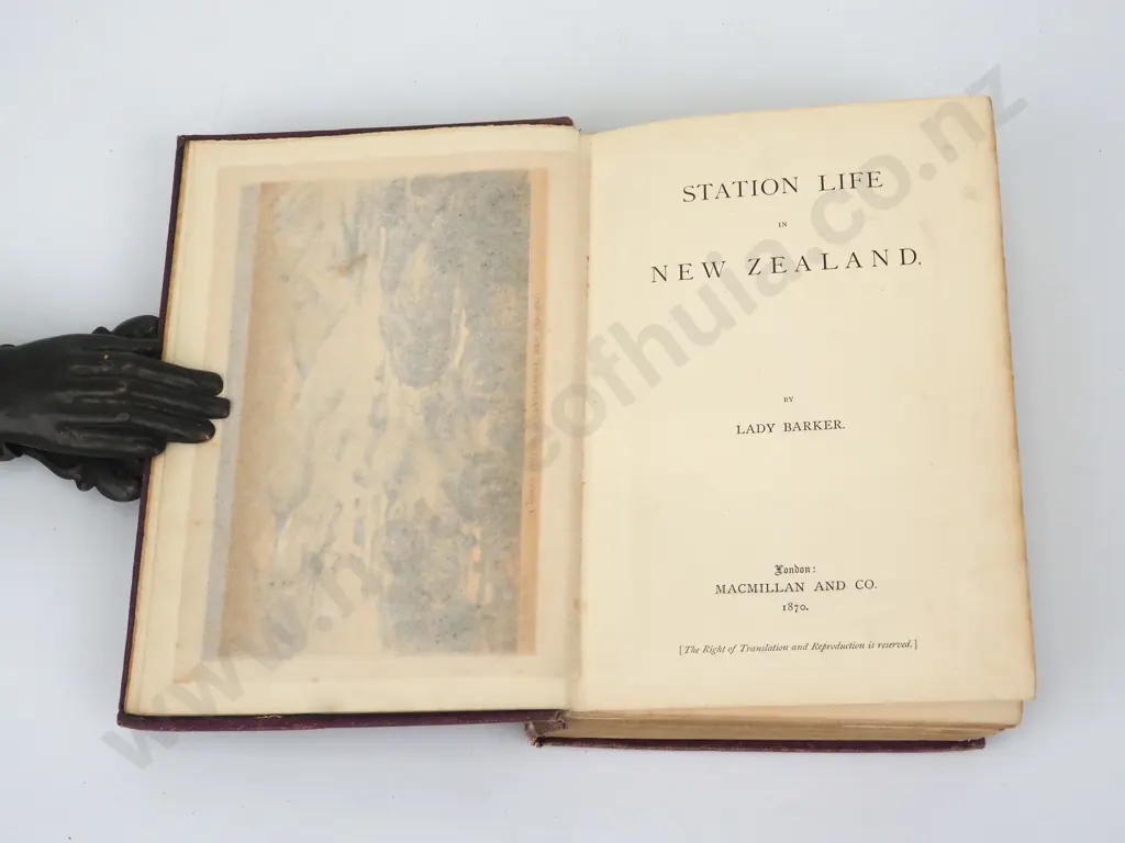Barker, Lady; Station life in New Zealand Image 1++