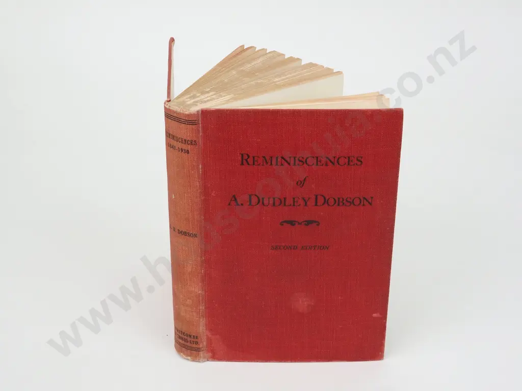 Dobson, Arthur Dudley; Reminiscences of A. Dudley Dobson. Image 1++