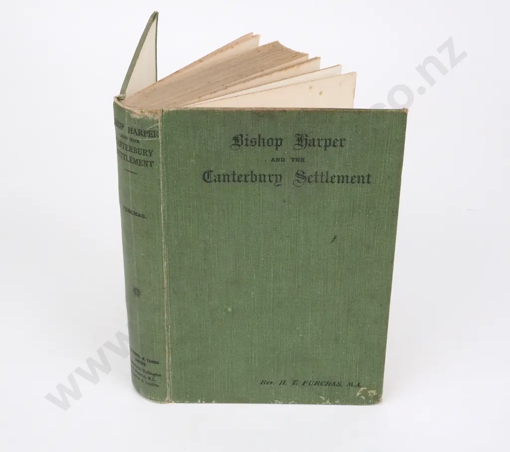 Purchas, H.T., M.A.; Bishop Harper and the Canterbury Settlement Image 1++