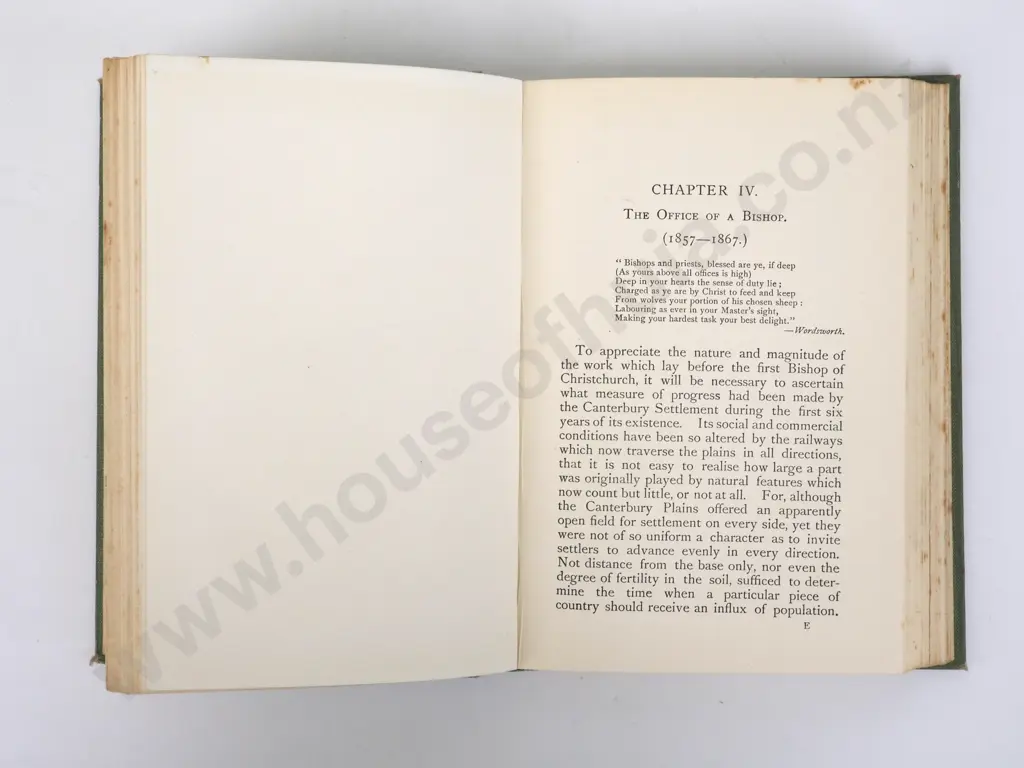 Purchas, H.T., M.A.; Bishop Harper and the Canterbury Settlement Image 1++