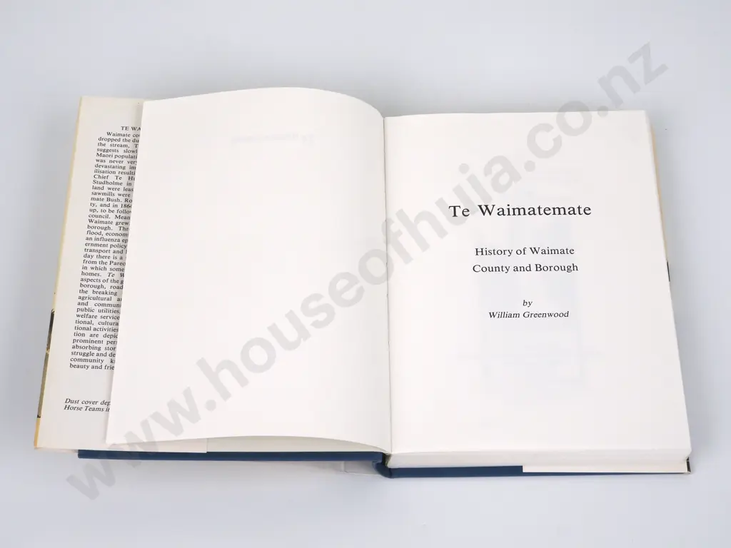 Greenwood, William; Te Waimatemate. Image 1++