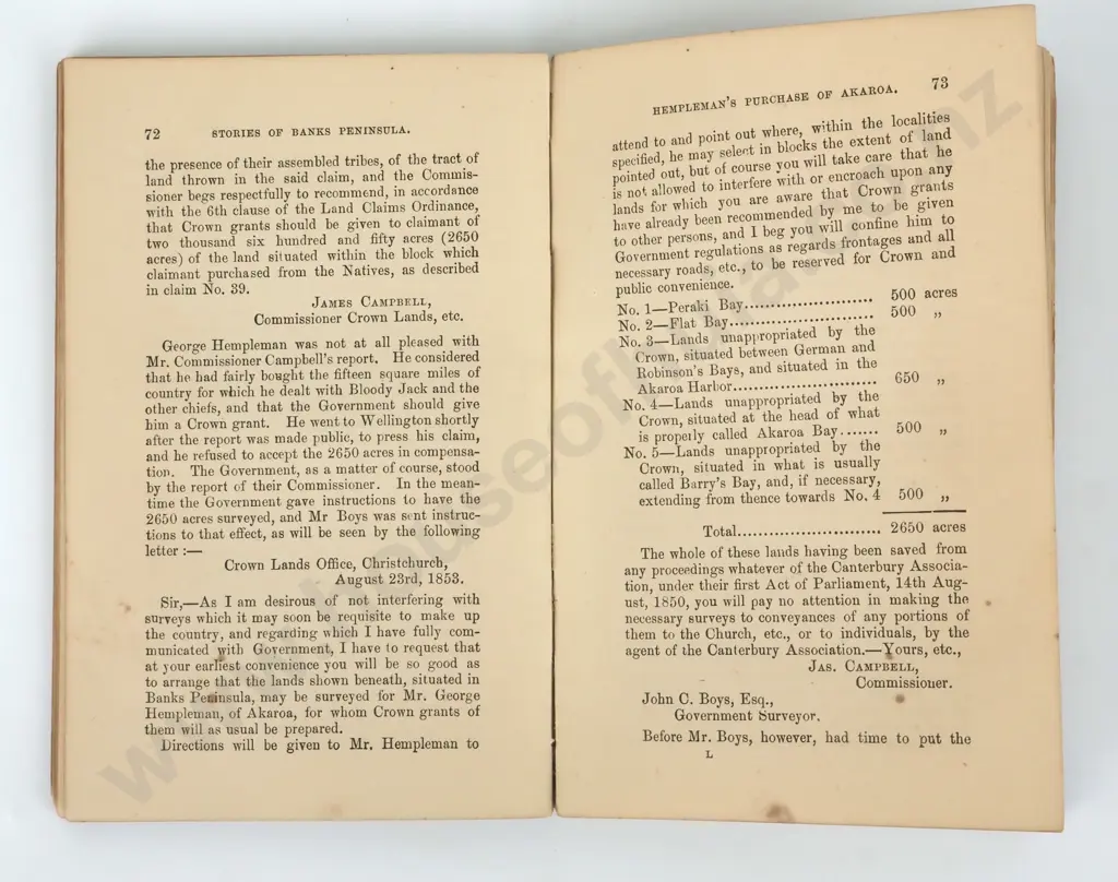Jacobson, H.C.; Stories of Banks Peninsula Image 1++