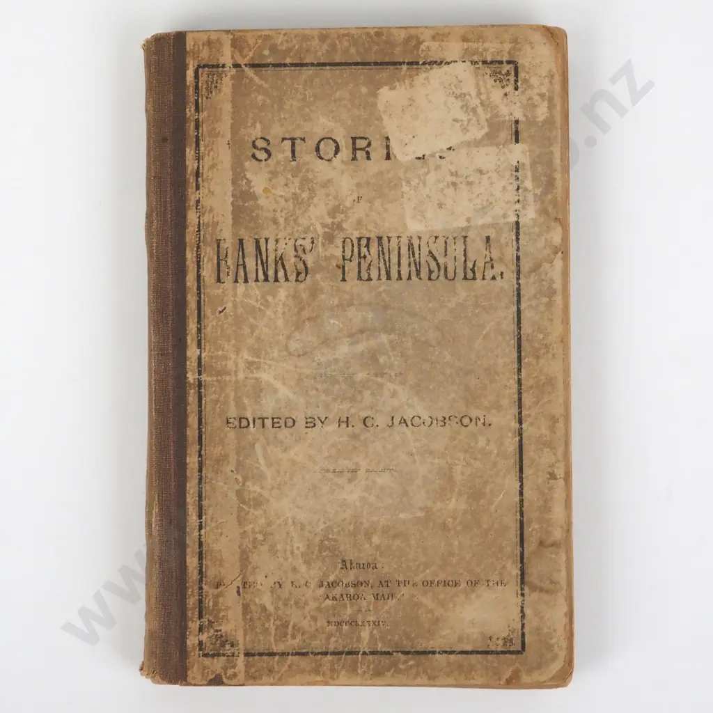 Jacobson, H.C.; Stories of Banks Peninsula Image 1++