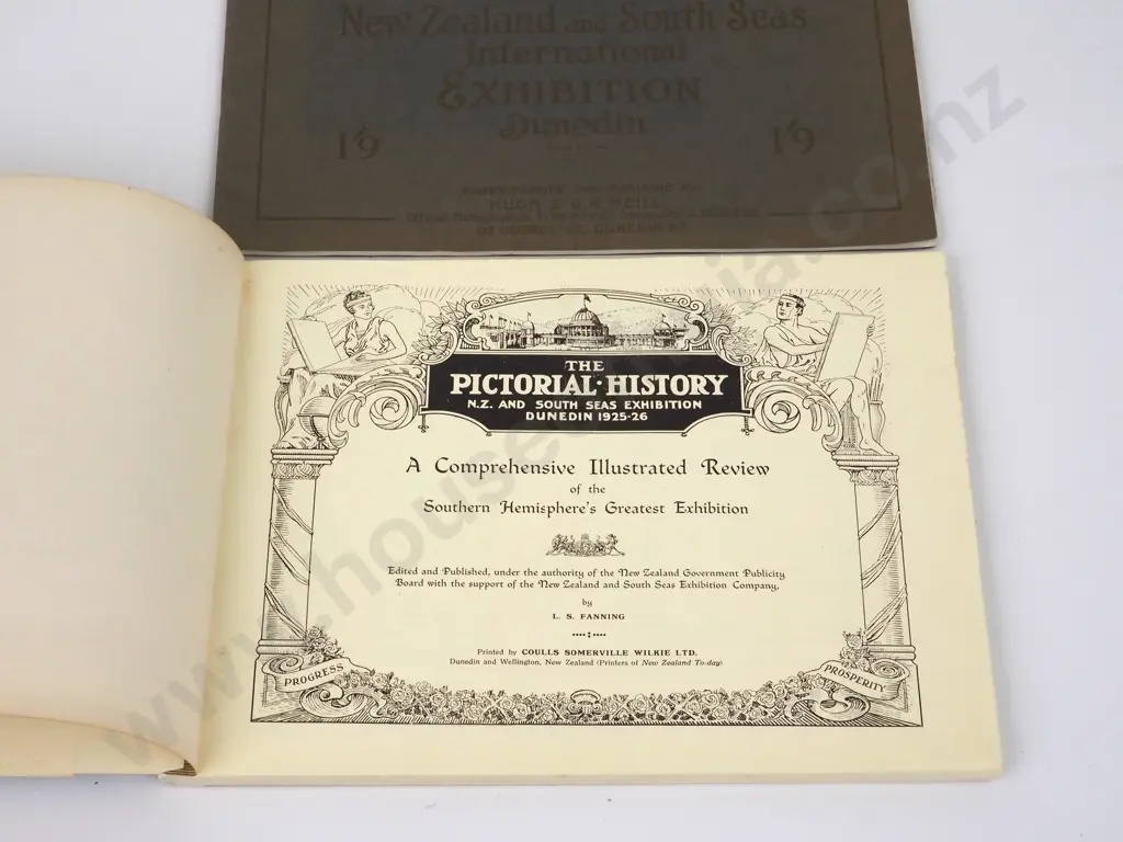 Two volumes relating to the New Zealand & South Seas Exhibition, 1925-6 Image 1++