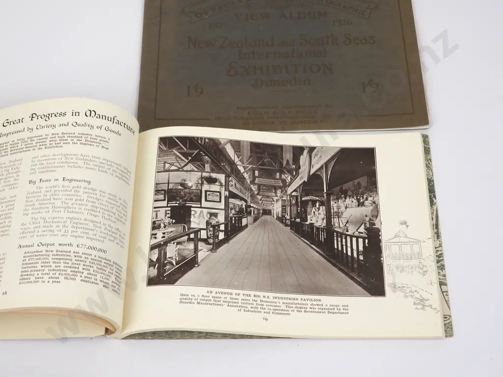 Two volumes relating to the New Zealand & South Seas Exhibition, 1925-6 Image 1++