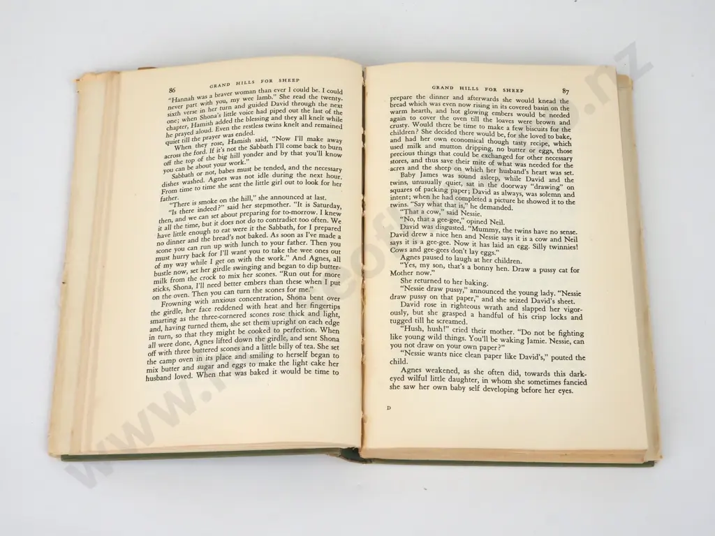 McDonald, Georgina; Grand Hills For Sheep.  Whitcomb & Tombs, 1954. Image 1++