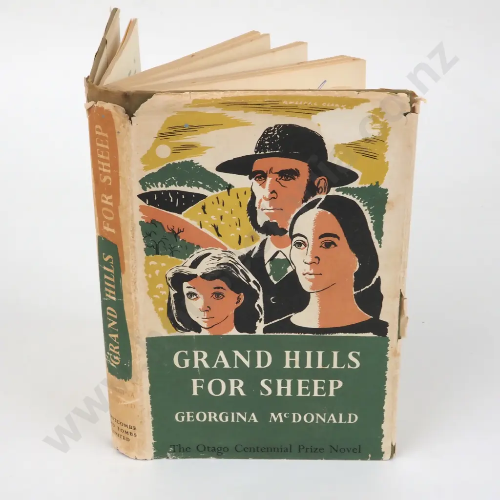 McDonald, Georgina; Grand Hills For Sheep.  Whitcomb & Tombs, 1954. Image 1++