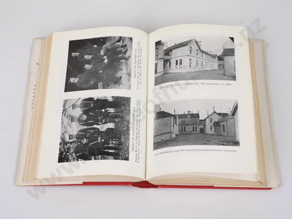 McDonald, K.C.; A History Of Waitaki Boys' High School  1883 - 1958. Image 1++
