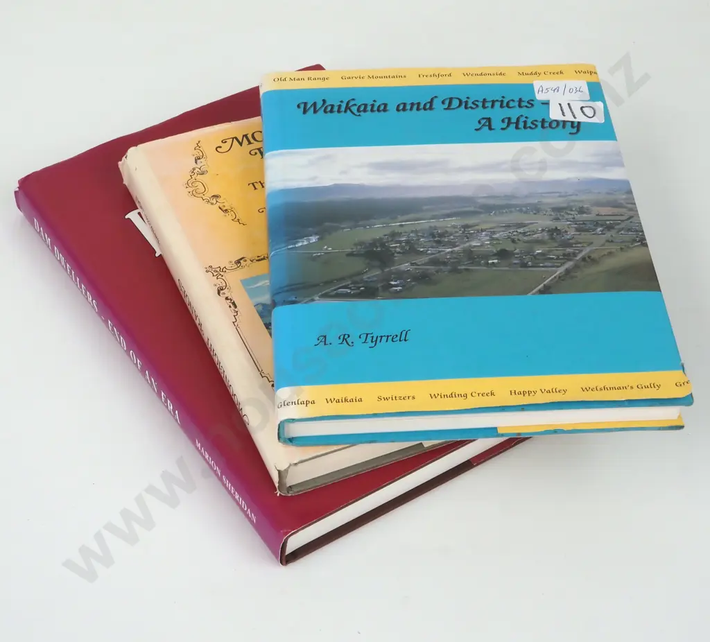 Three local history books - Waitaki Valley & Mackenzie Country; Waikaia & Districts; Dipton Image 1++