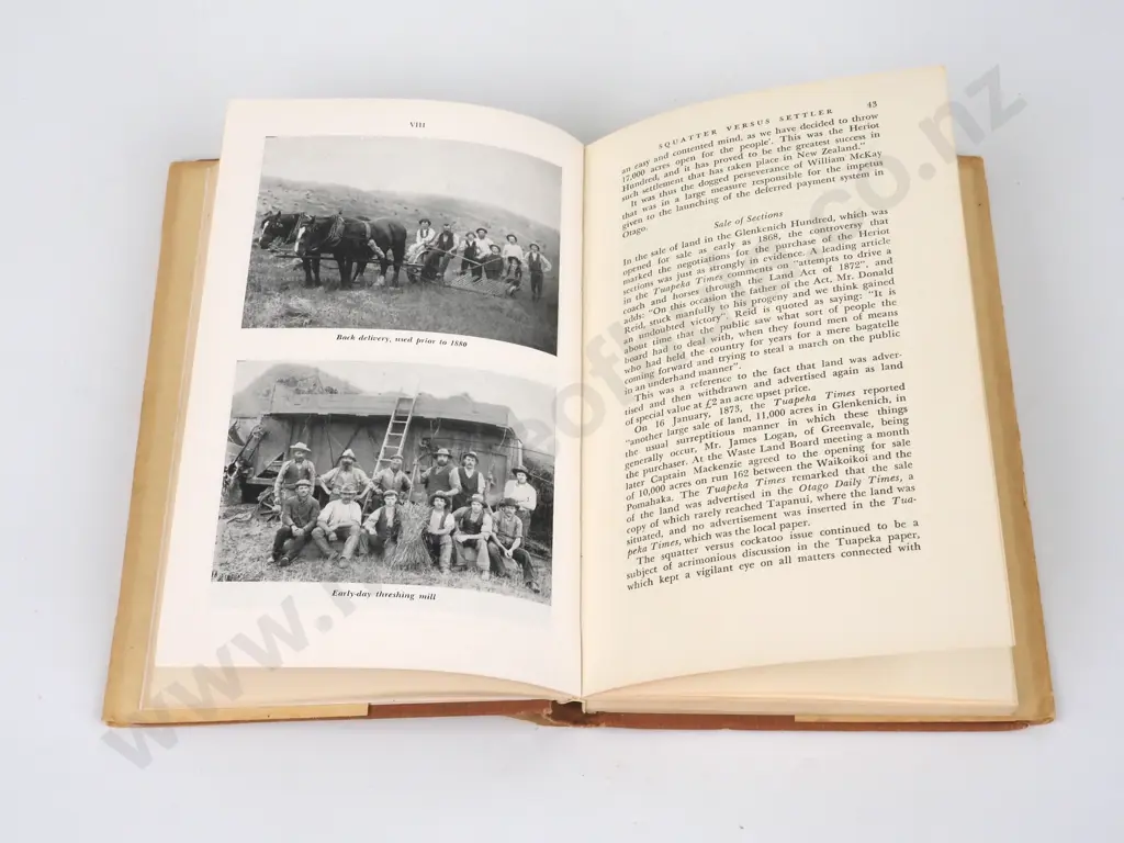 F. G. Miller, Beyond The Blue Mountains - A History of the West Otago District. Image 1++