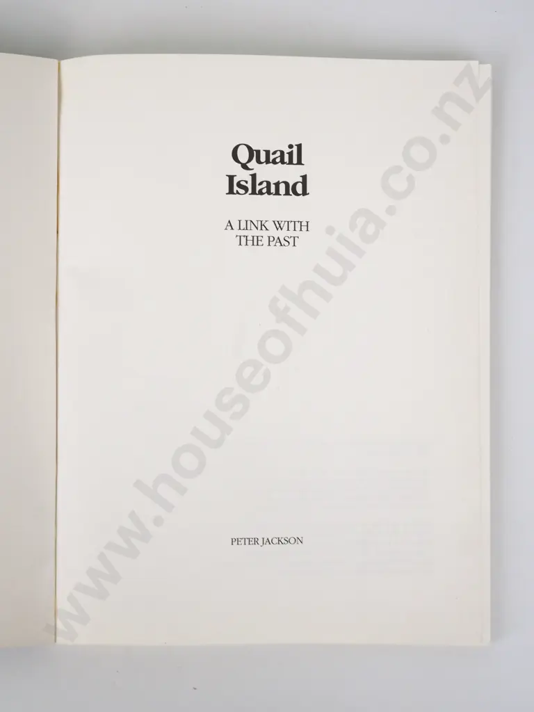 Jackson, Peter; Quail Island - A Link with the Past Image 1++