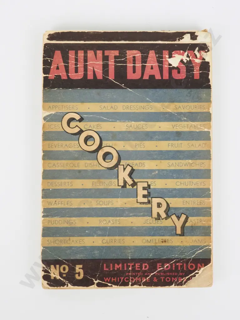 Aunt Daisy Cookery. No 5. Image 1++