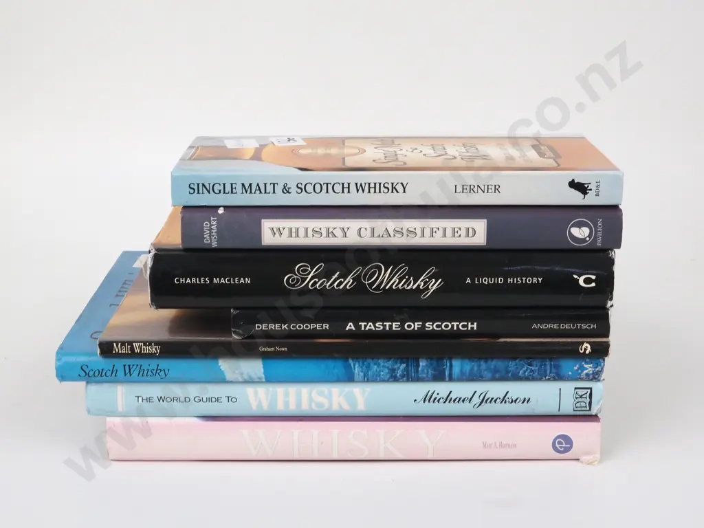A Collection of eight volumes on Whisky Image 1++