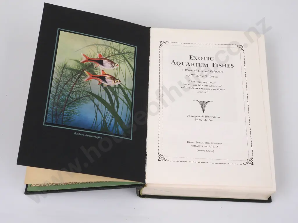 Innes, William T.; Exotic Aquarium Fishes; Innes Publishing Company, 1946. Image 1++