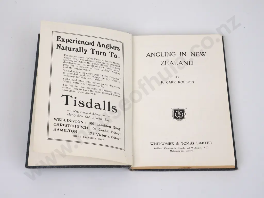 Rollett, F. Carr; Angling in New Zealand Image 1++