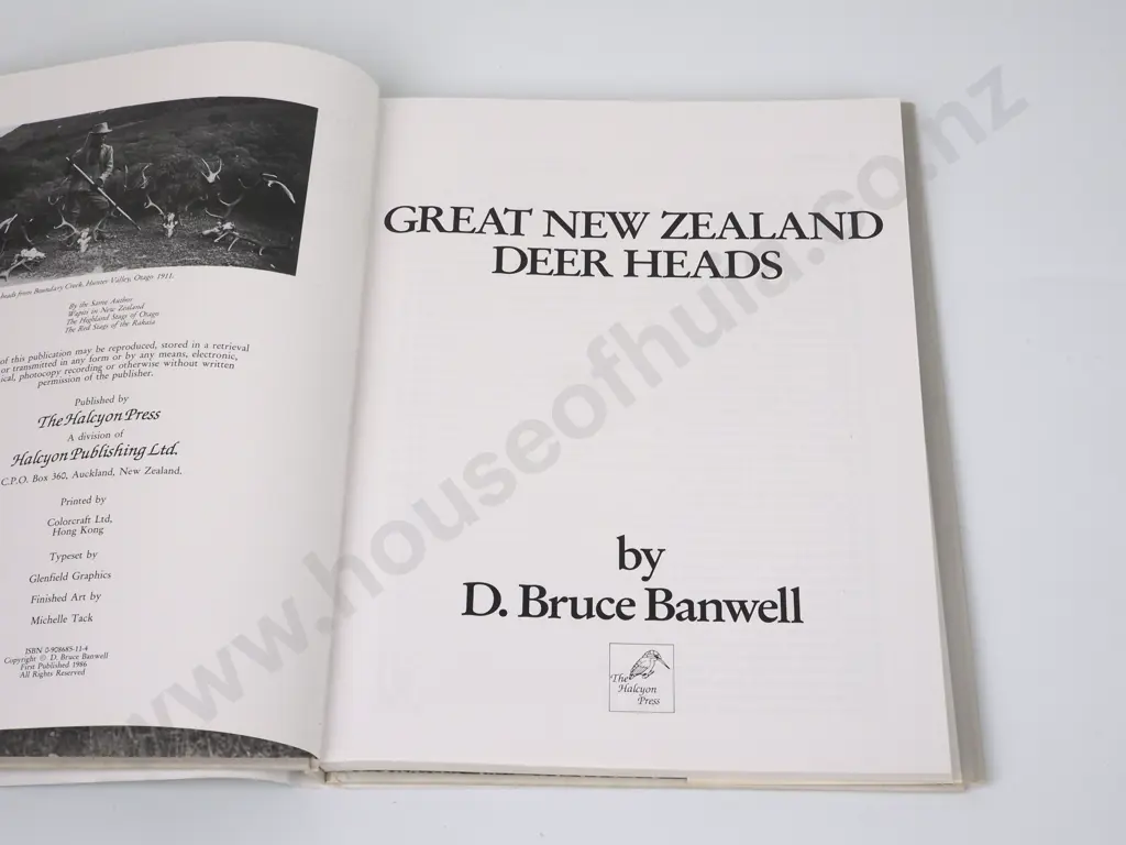 Banwell, D. Bruce; Great New Zealand Deer Heads, Volume  1 Image 1++