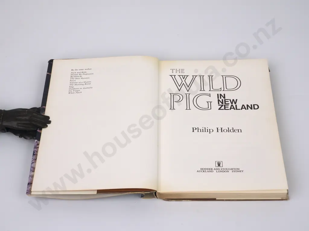 Holden, Philip; The Wild Pig in New Zealand Image 1++