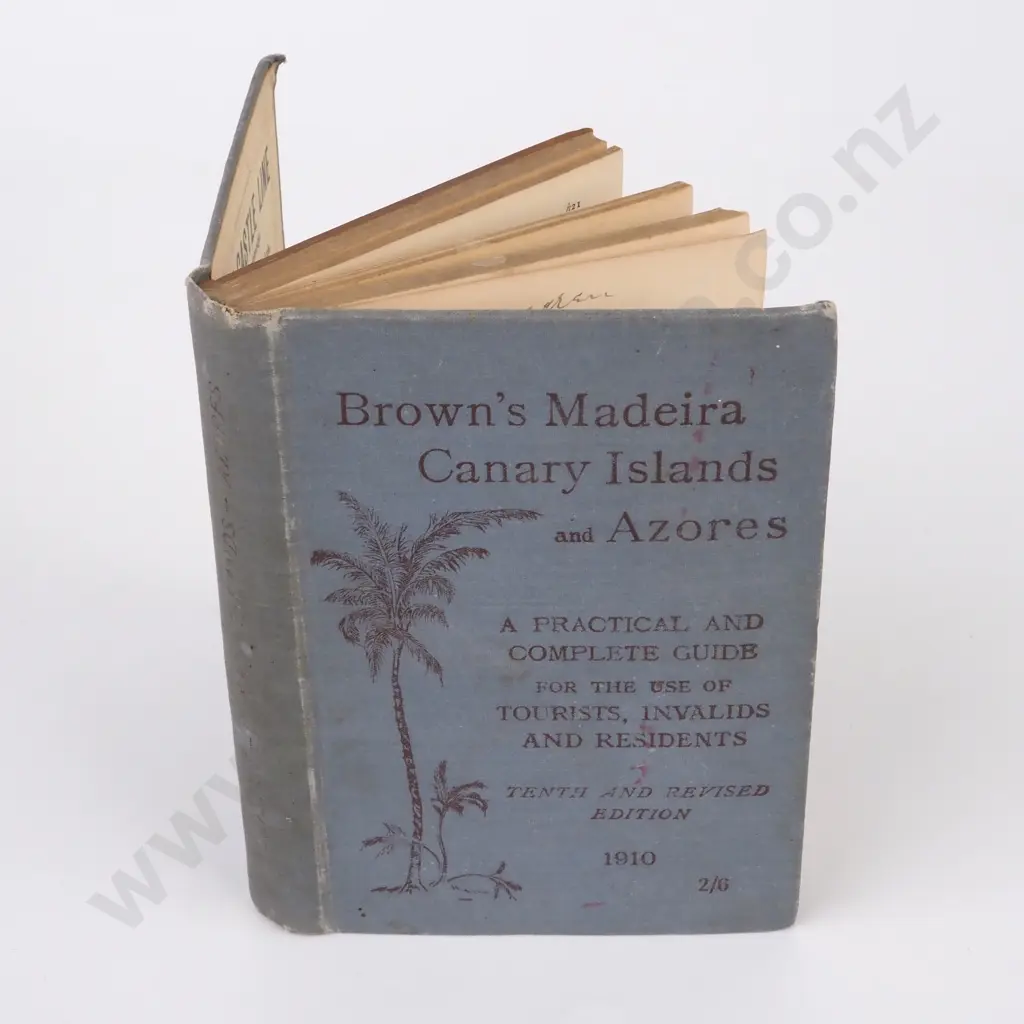 A. Samler Brown, Brown's Madiera, Canary Islands and Azores, Sampson Low Ltd, 1910 Image 1++