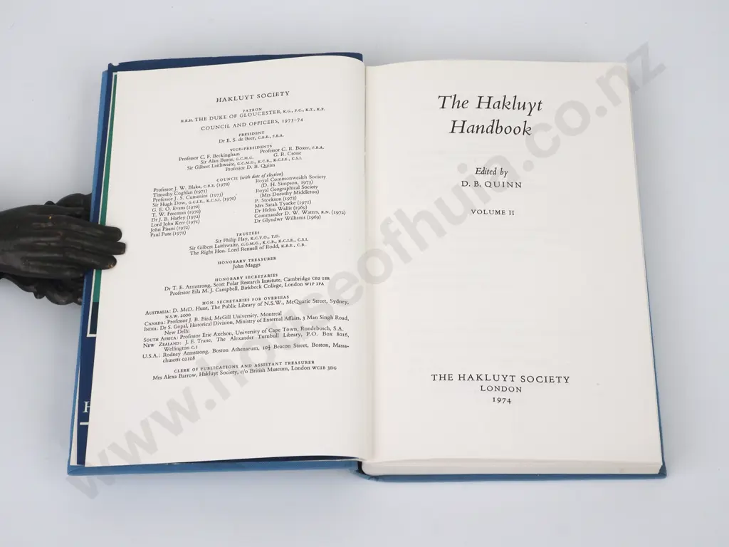 The Hakluyt Handbook (2 Vols) Image 1++