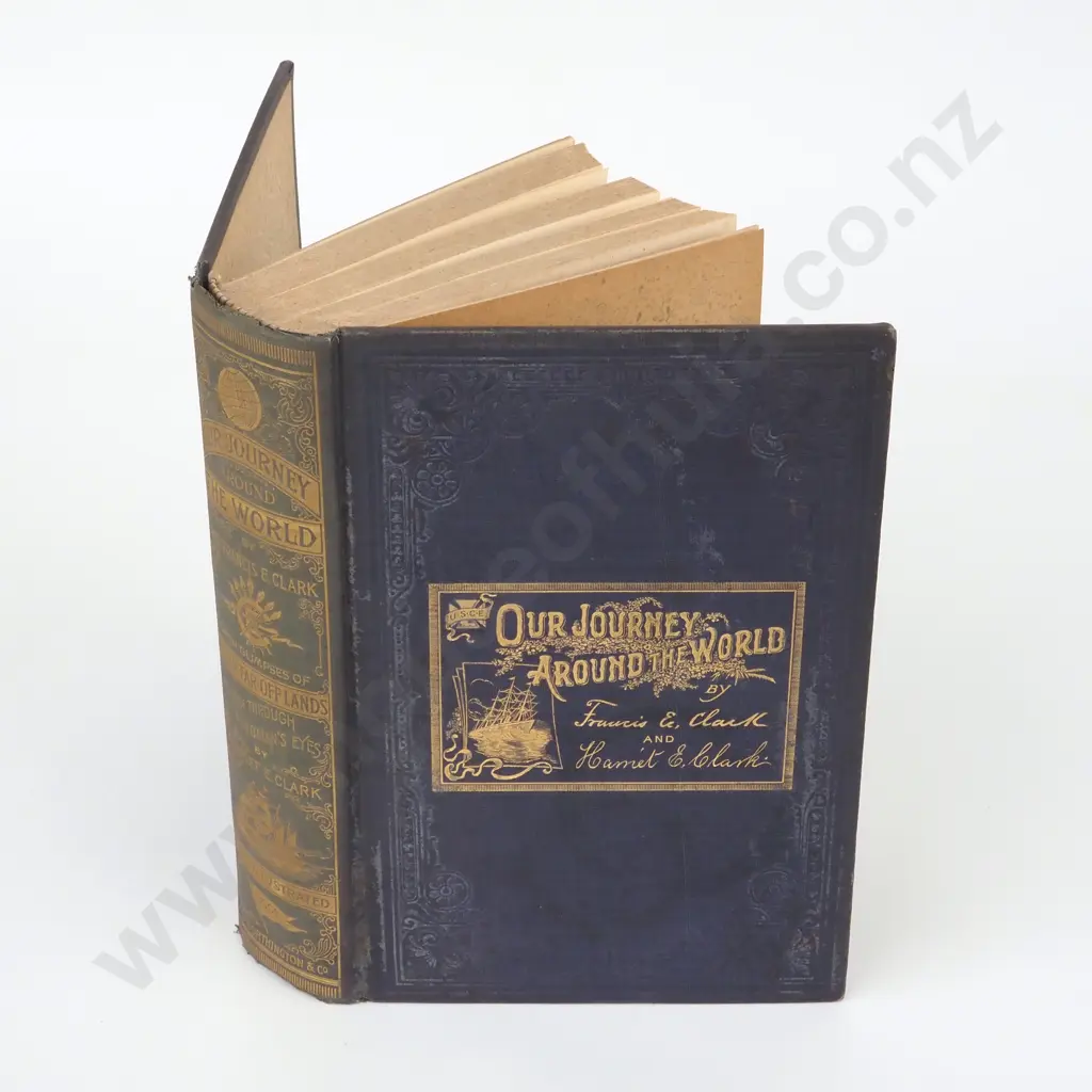 Francis and Harriet Clark, Our Journey Around the World, Worthington, 1895 Image 1++