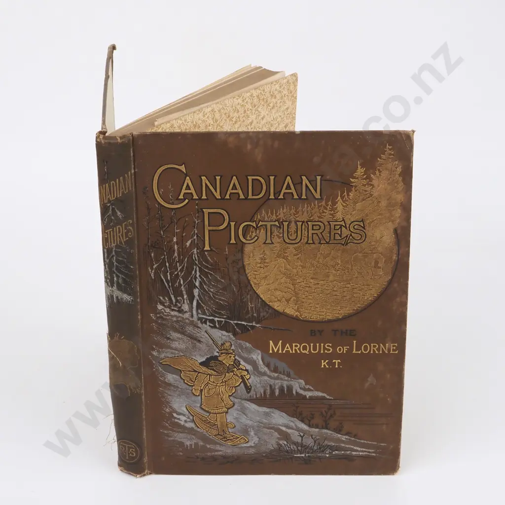 Marquis of Lorne, Canadian Pictures, Drawn with Pen & Pencil, Religious Tract, 1885 Image 1++