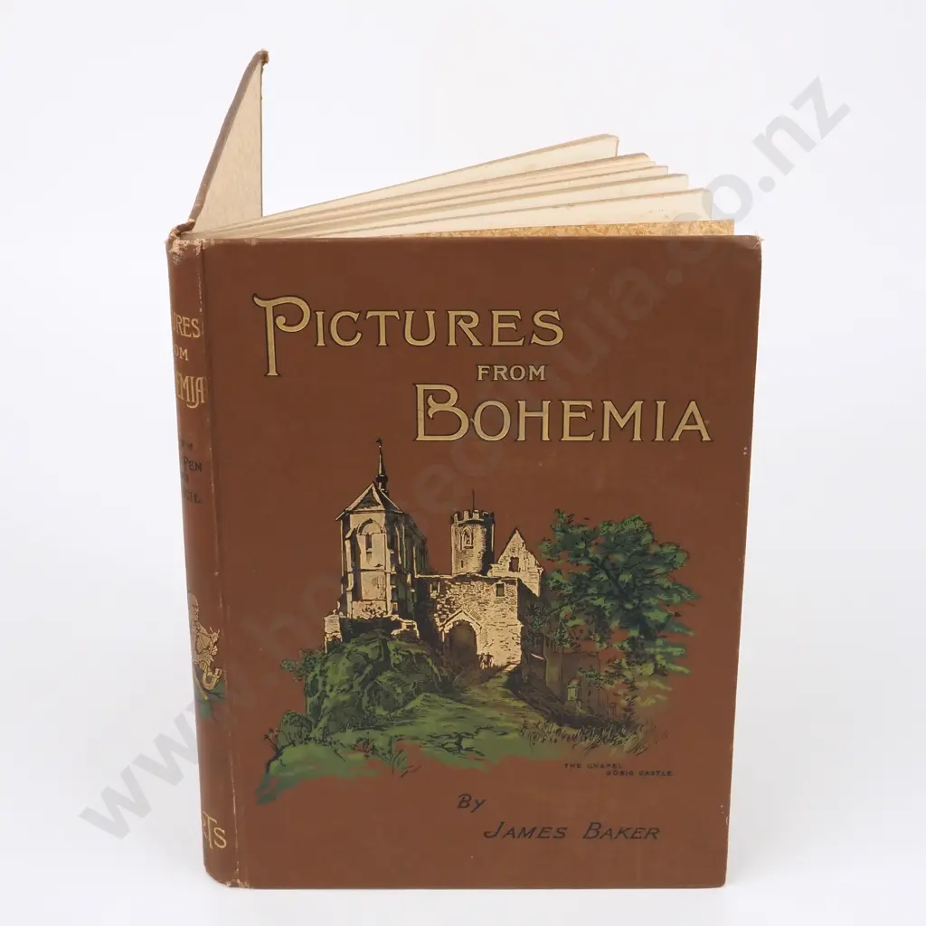 James Baker, Pictures from Bohemia, Down with Pen & Pencil, Religious Tract, London 1890 Image 1++