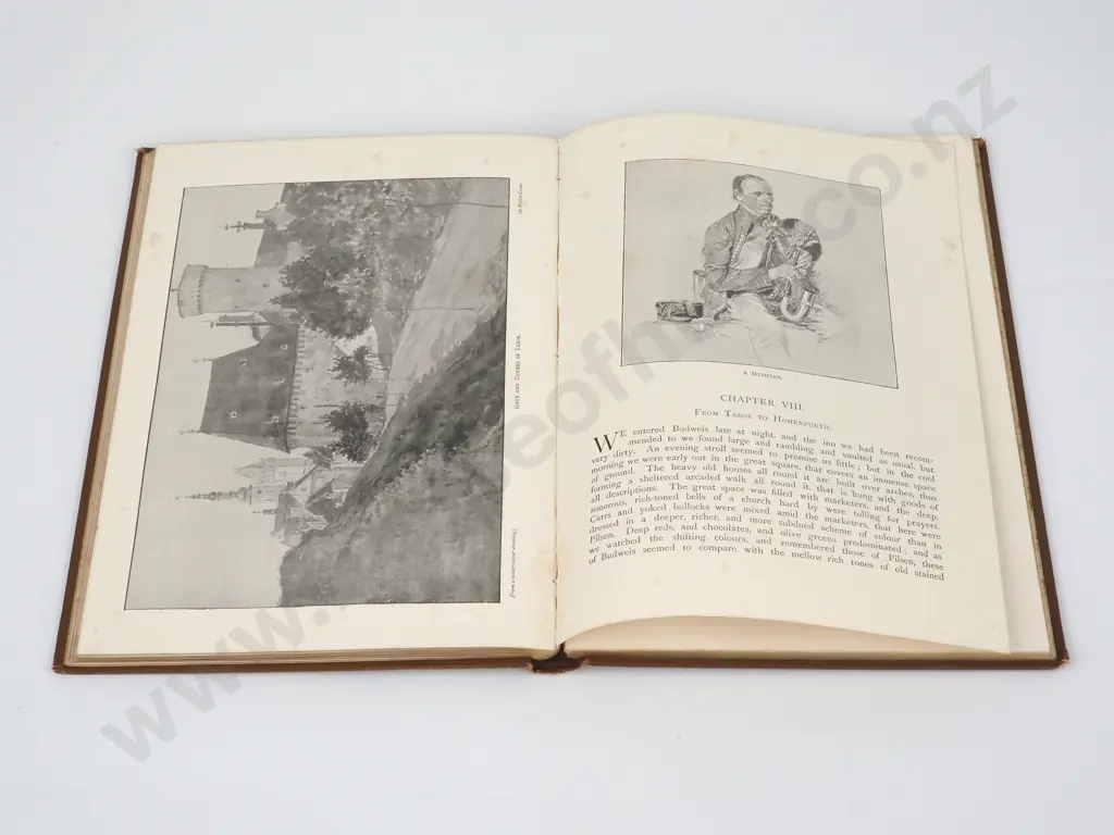 James Baker, Pictures from Bohemia, Down with Pen & Pencil, Religious Tract, London 1890 Image 1++