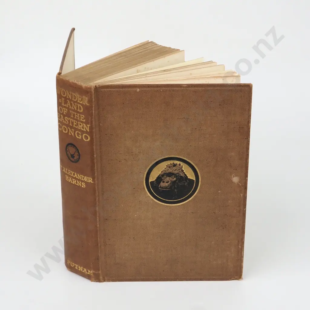 T. Alexander Barns, Wonderland of Eastern Congo, Putnam's Sons, 1st Edition, 1922 Image 1++