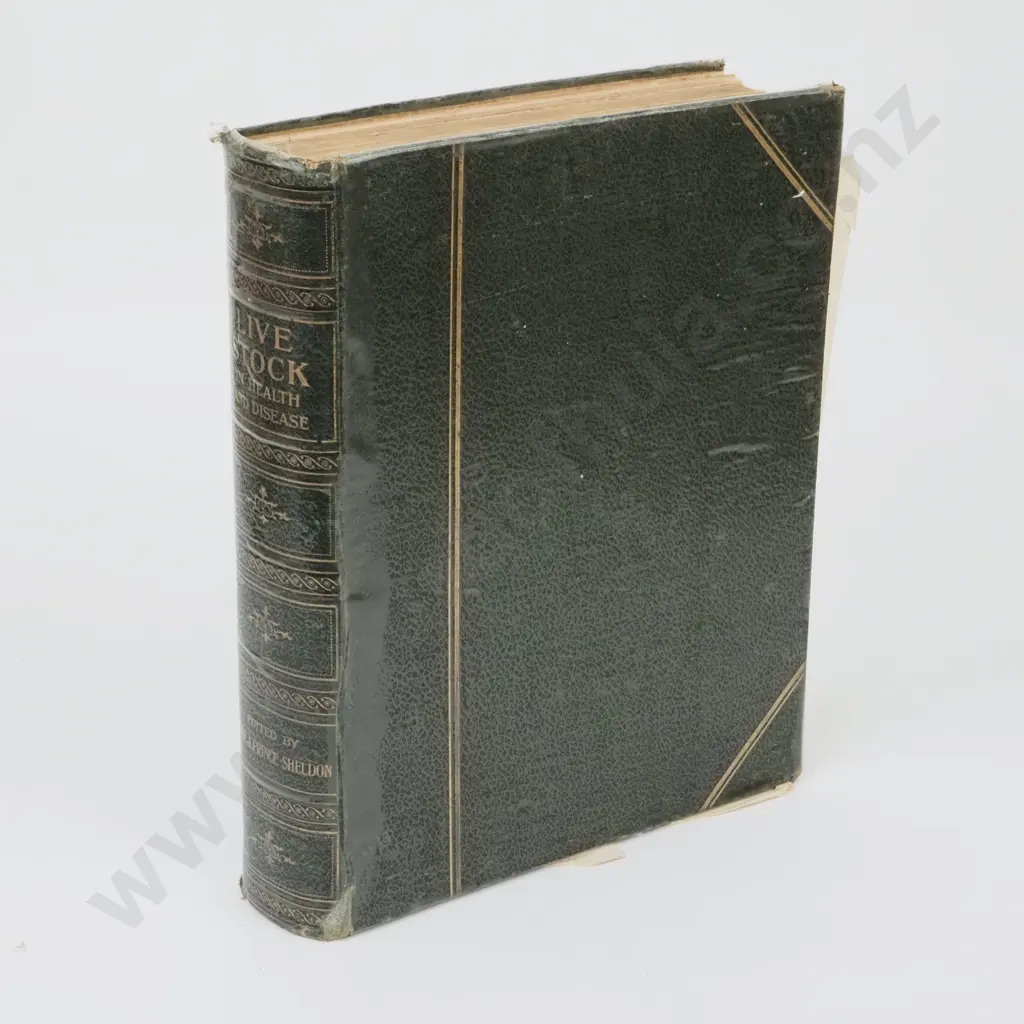 Book; Live Stock in Health and Disease. Cassell & Co Ltd  Circa 1917 Image 1++