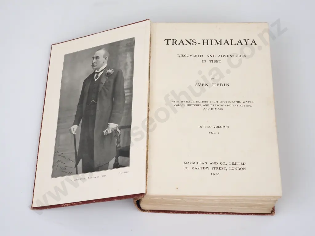 Hedin, Sven; Trans - Himalaya Discoveries & Adventures in Tibet;  2 Vols, Macmillan & Co 1910 Image 1++