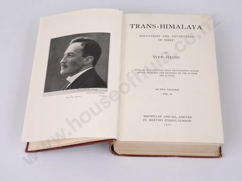 Hedin, Sven; Trans - Himalaya Discoveries & Adventures in Tibet;  2 Vols, Macmillan & Co 1910 Image 1++