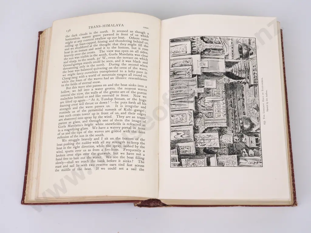 Hedin, Sven; Trans - Himalaya Discoveries & Adventures in Tibet;  2 Vols, Macmillan & Co 1910 Image 1++