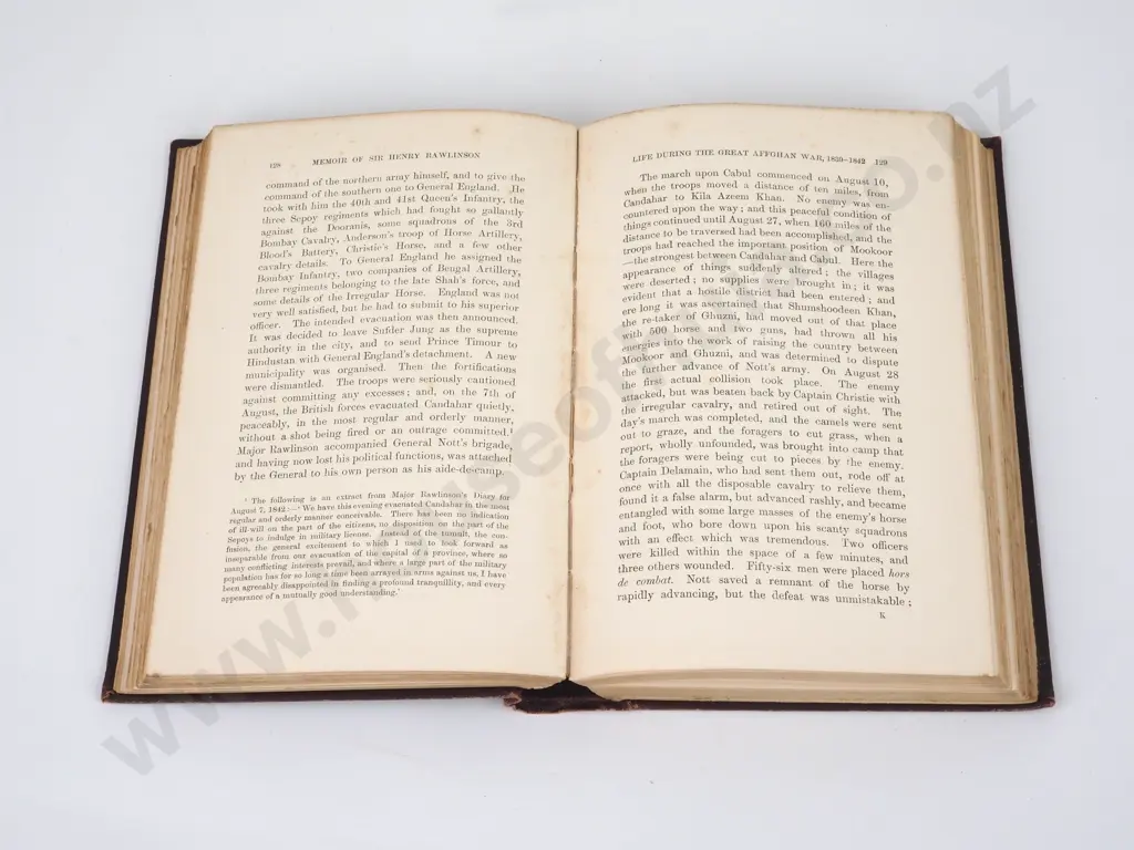 Memoir of Sir Henry C Rawlinson ( Key Figure in the British Raj)1898 Image 1++