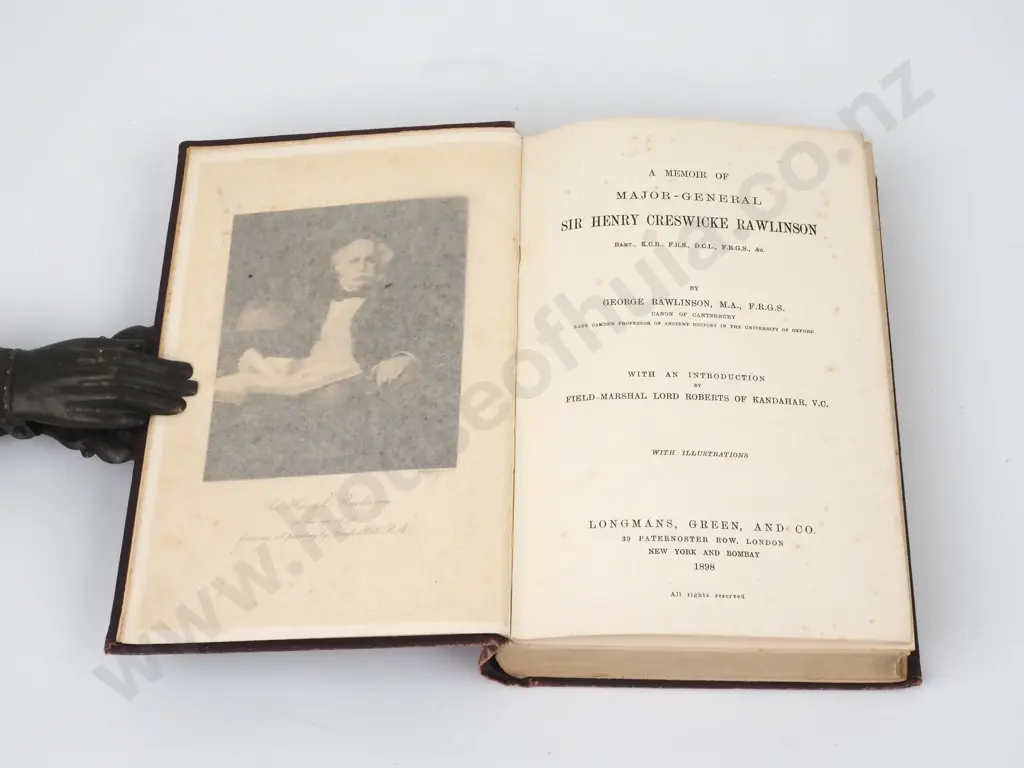 Memoir of Sir Henry C Rawlinson ( Key Figure in the British Raj)1898 Image 1++