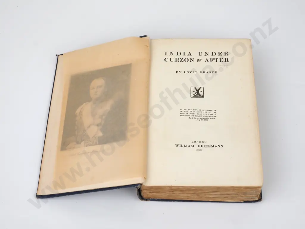 India Under Curzon & After, Fraser 1909 Image 1++