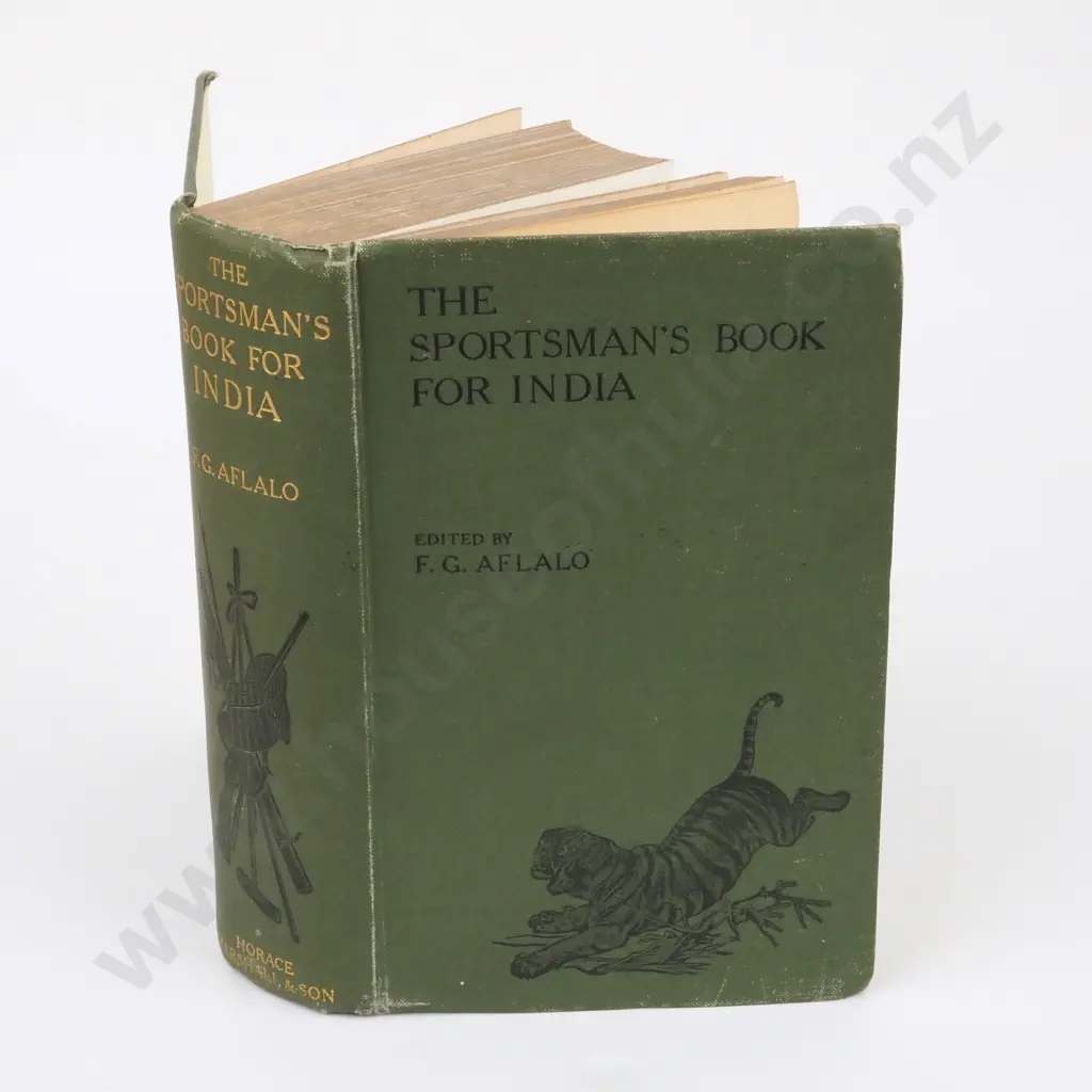 Aflalo, F.G. (Ed) - The Sportsman's Book For India, Horace Marshall, London 1904 Image 1++