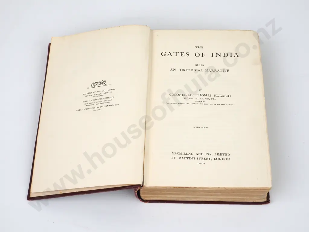 Holdich, Col. Sir Thomas; The Gates of India Image 1++