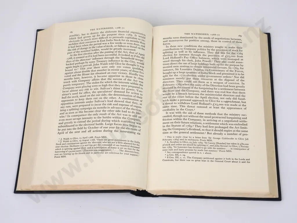 East Indian Company in 18th Century Politics, Sutherland 1952 Image 1++