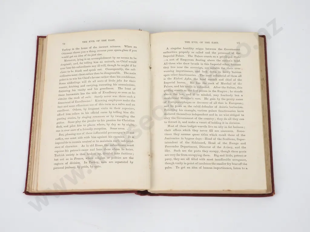 The Evil of the East, Bey 1888, Binding Weak  Image 1++