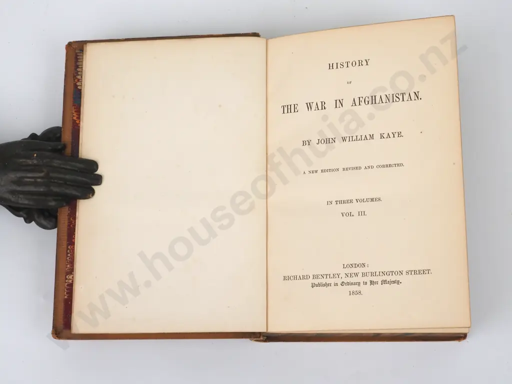 Kaye, John William; History of The War in Afghanistan (3 Vols) Image 1++
