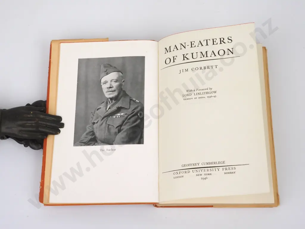 Corbett, Jim; Man-Eaters Of Kumaon; Oxford University Press, 1946. Image 1++