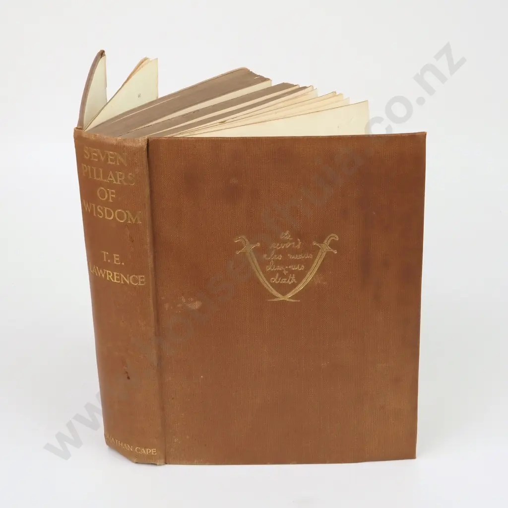 Lawrence, T.E.; Seven Pillars Of Wisdom; Jonathan Cape, Fourth Impression, 1935 Image 1++