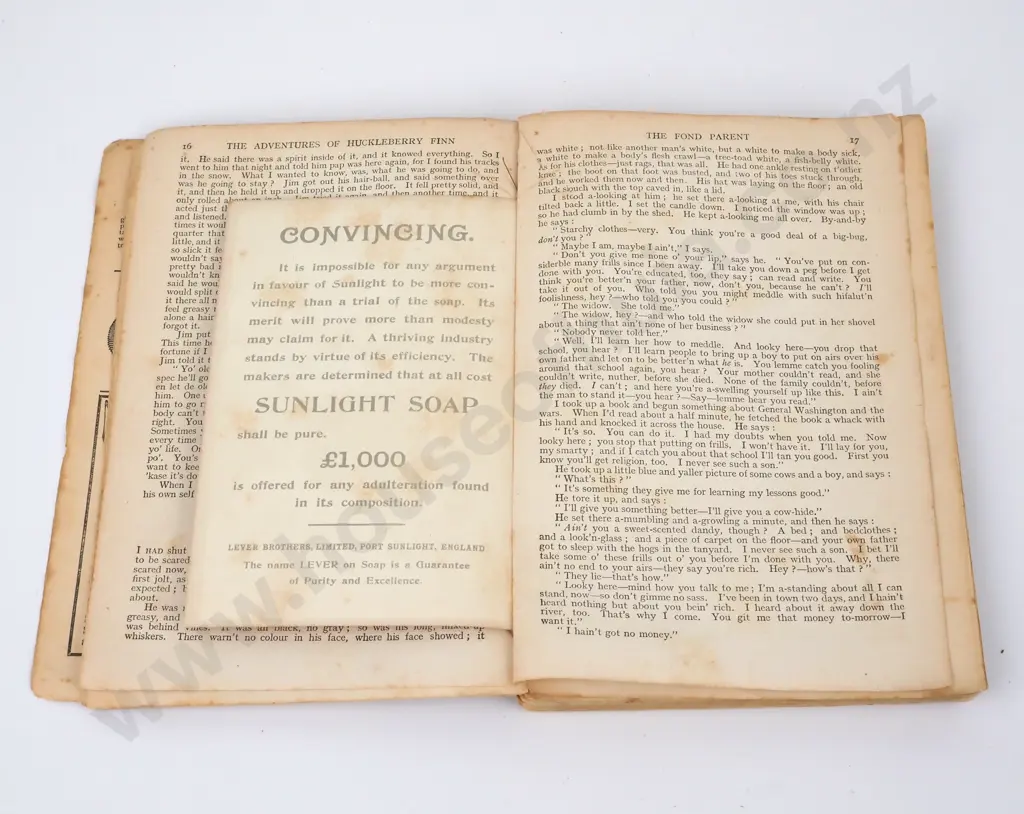 Twain, Mark; Huckleberry Finn Image 1++