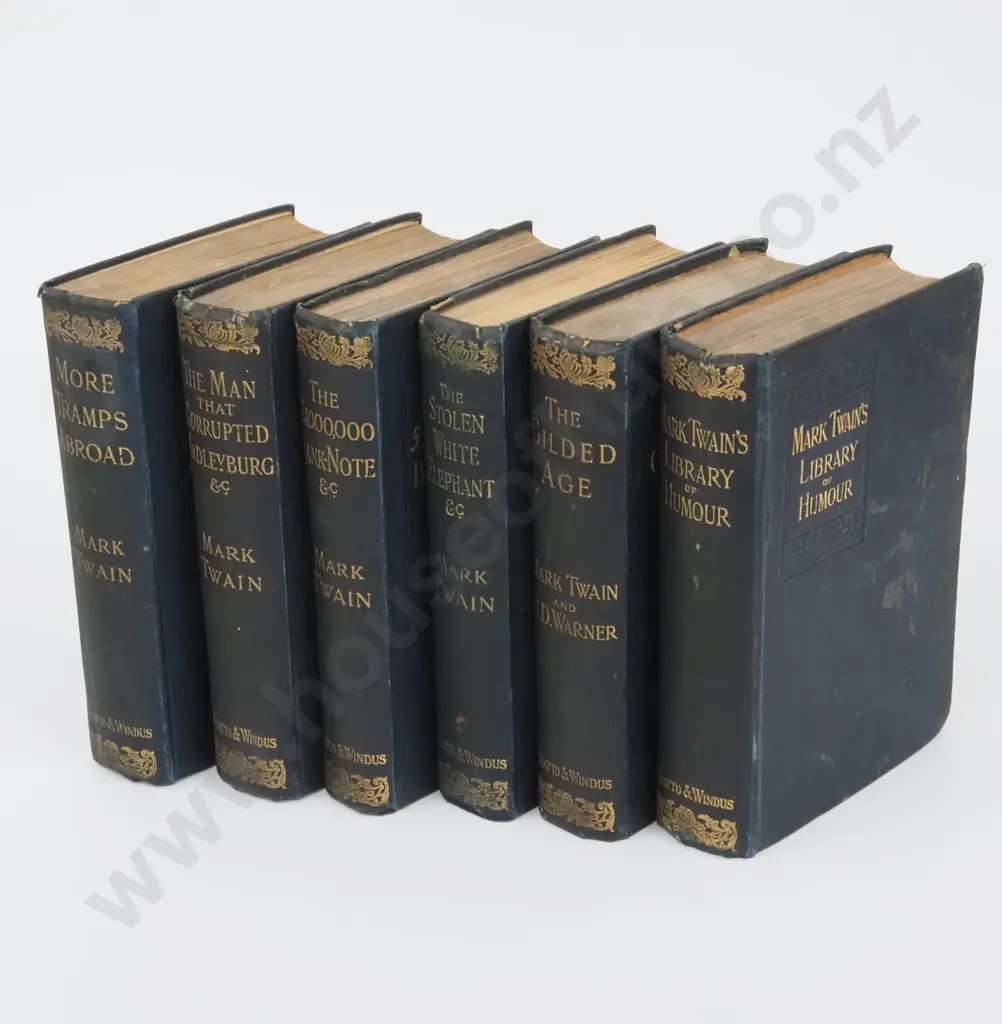 Twain, Mark; 6 Volumes Image 1++