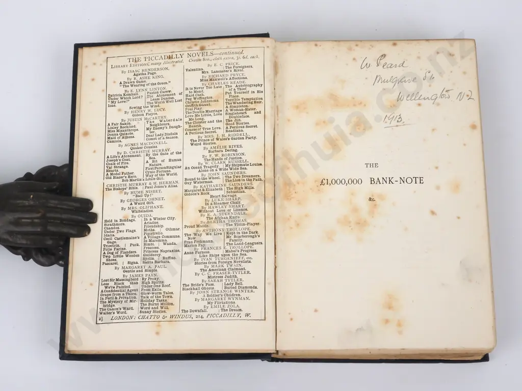 Twain, Mark; 6 Volumes Image 1++